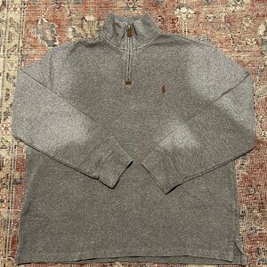 Polo Quarter Zip Grey